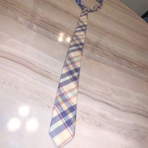 H&M Men's Petros Plaid Skinny Necktie, Blue